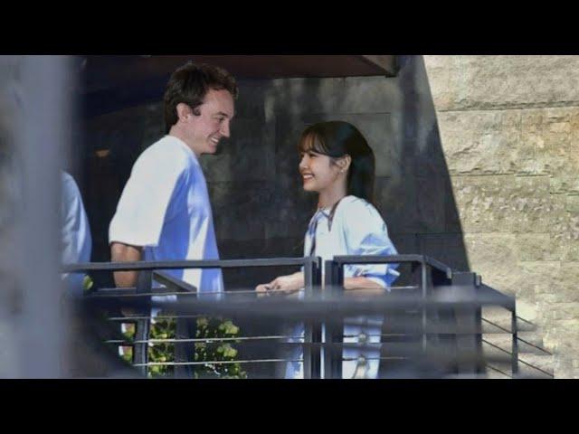 Lisa and Frédéric Arnault spotted in Milan Italy, before heading to Thailand