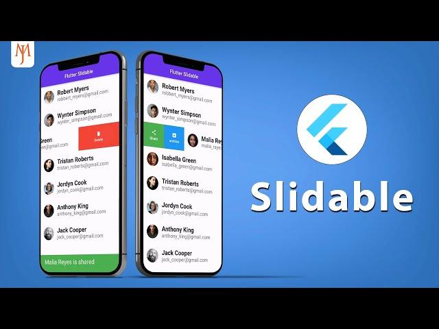 Flutter Slidable in ListView