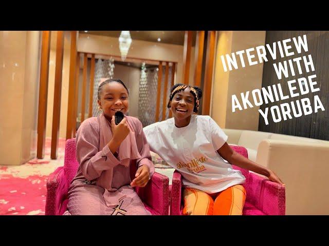 My interview with Akonilede Yoruba @akoniledeyoruba