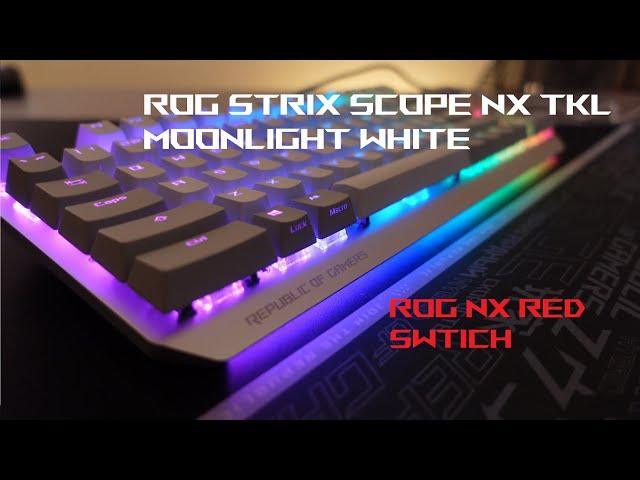 [English Vocal] ROG STRIX SCOPE NX TKL Moonlight White Gaming Mechanical Keyboard Review