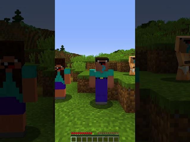 Feeling Sad For Noob Family  #shorts #minecraft