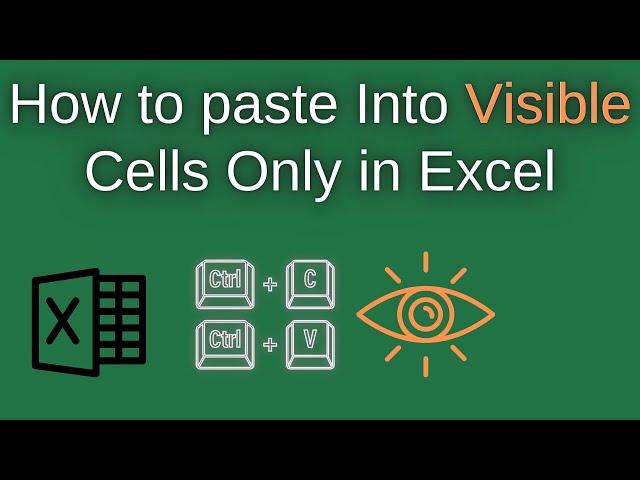 How To Paste Into Visible Cells Only When You Have Hidden Rows In Excel