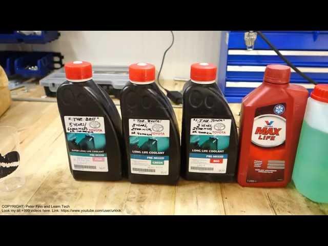 Why to use original Toyota coolants to Toyota and Lexus cars