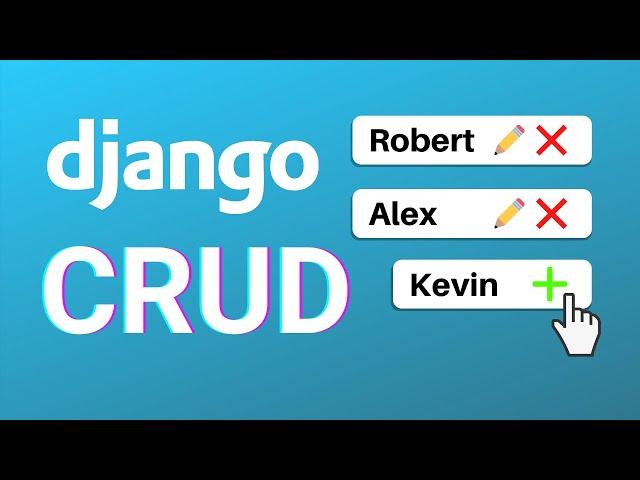 How to do CRUD in Django