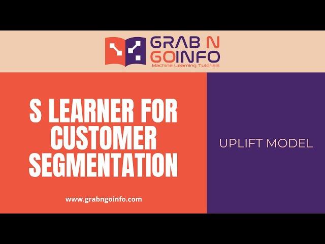 S Learner Uplift Model for Individual Treatment Effect and Customer Segmentation in Python | ML