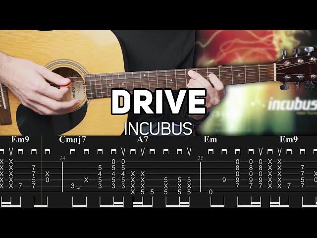 Incubus - Drive (Guitar lesson with TAB)