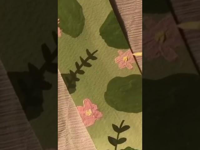 Easy  flower  bookmark #shorts  #ytshort  #subscribe  #aesthetic  #art