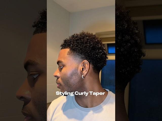 Curly Taper Fade Tutorial