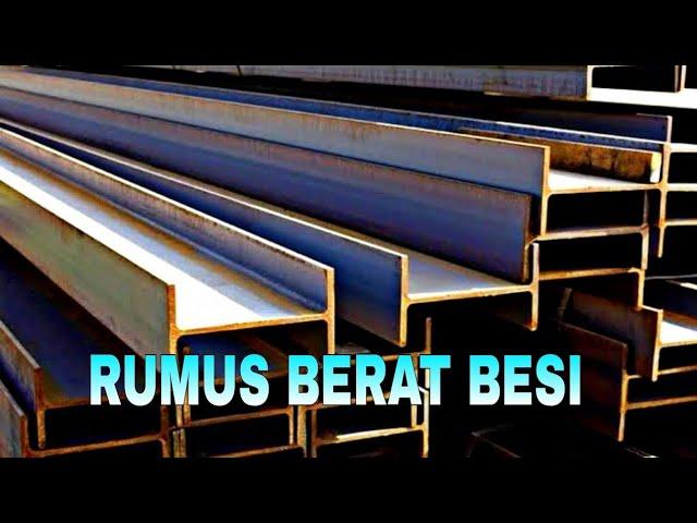 Rumus berat besi wf