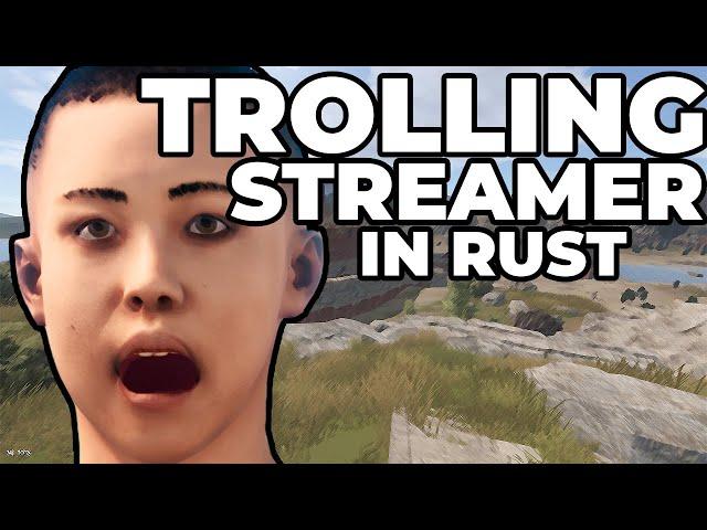 Trolling A Streamer in Rust (HE GETS ANGRY)