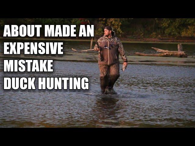 ABOUT MADE AN EXPENSIVE MISTAKE DUCK HUNTING