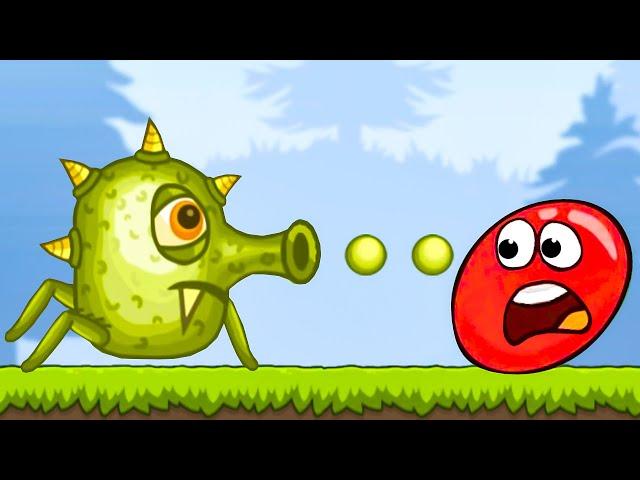 Несносный КРАСНЫЙ ШАР 5. Серия 3. Новый БОСС. Мультик ИГРА Red Ball 5 на Игрули TV