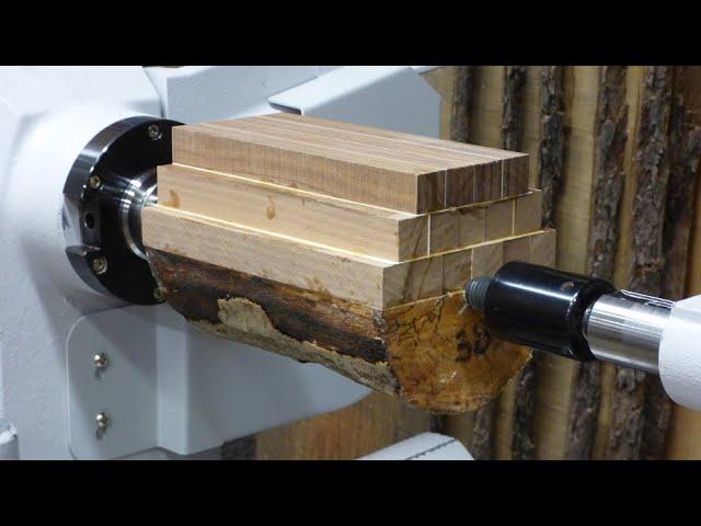 The Scraps Hybrid - Woodturning