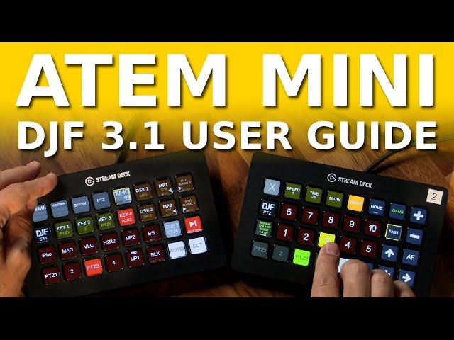 E22 User Guide DJF 3.1 ATEM Mini Extreme & Pro Profiles