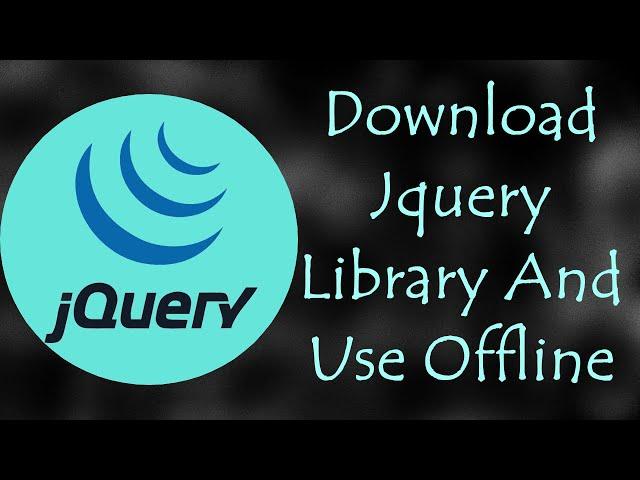 How To Download Jquery Library And Use Offline - [Short Code]