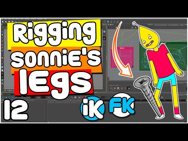 RIGGING the LEGS | Toon Boom Harmony Rigging Tutorial | Part 12