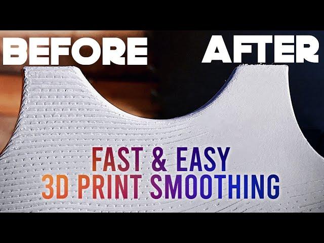 Make Layer Lines Disappear in Seconds | The Best Way to Smooth 3D Prints