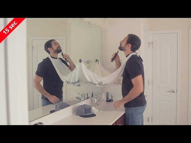 How to Use the Beard Bib by BEARD KING - 15 sec