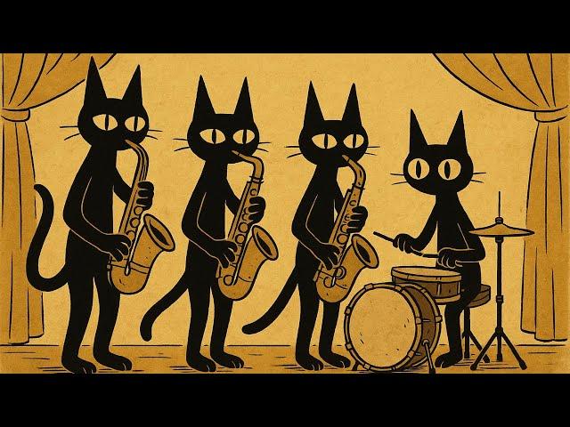 Black Cats & Deep Bass: Stylish Swing Jazz for Clear Focus