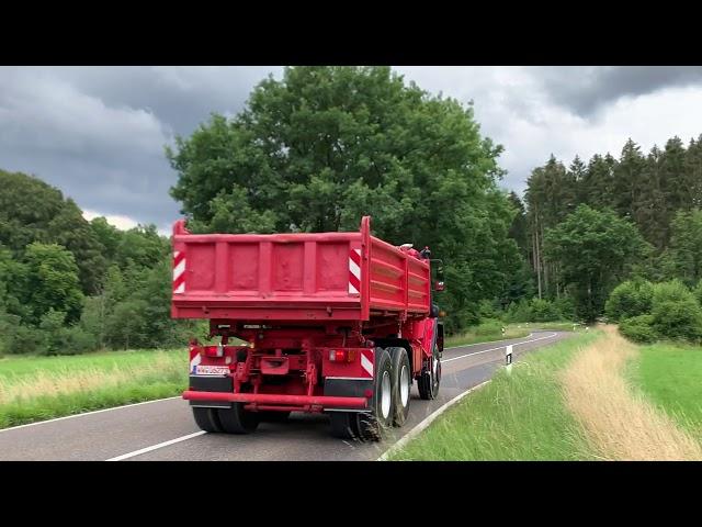 Iveco Magirus 330-30 ANW V8 Bi Turbo Baubulle Deutz luftgekühlt LKW Oldtimer Veteranenhalle