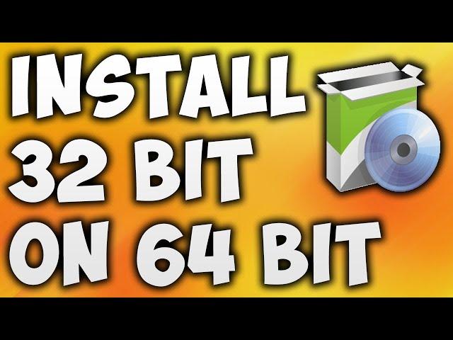 How to run 32 bit programs on 64 bit windows | 8,7 |10 | Install 32 Bit Software On 64 Bit OS