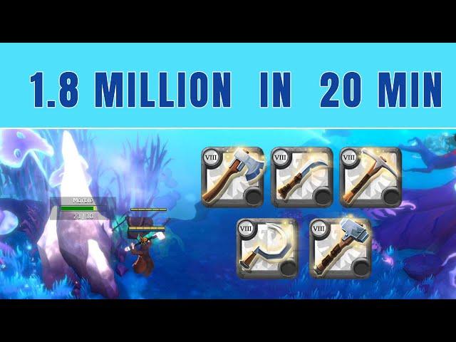 1.8 MILLION IN 20 MINUTES - Gathering in Mists #39 - Albion Online