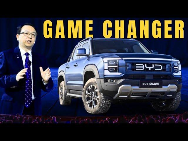 China's New BYD Shark Pickup Truck Shocks The Entire Cars Industry!