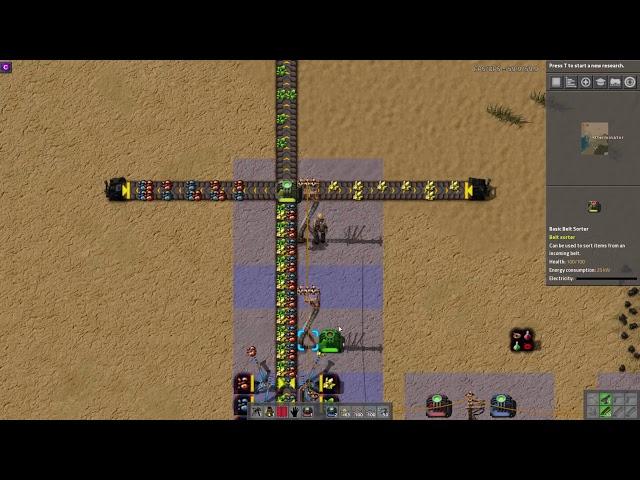 Factorio Mod Spotlight - Belt Sorter