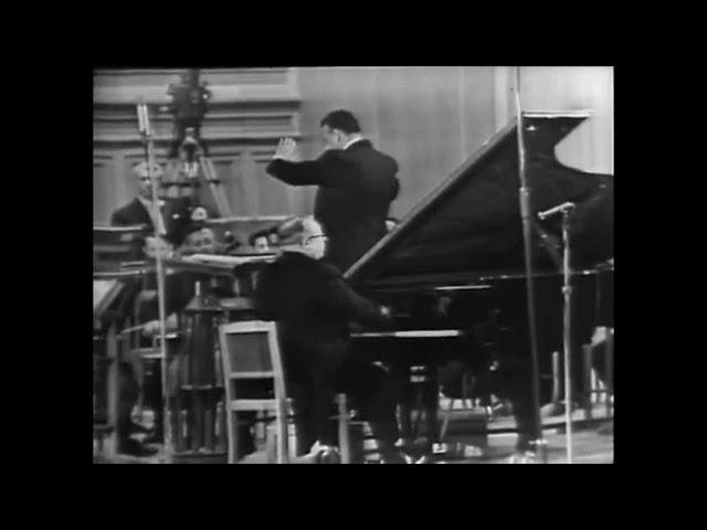 Lev Oborin plays Khachaturian: Piano Concerto in D-flat major, Op. 38. 1st movement (1966)