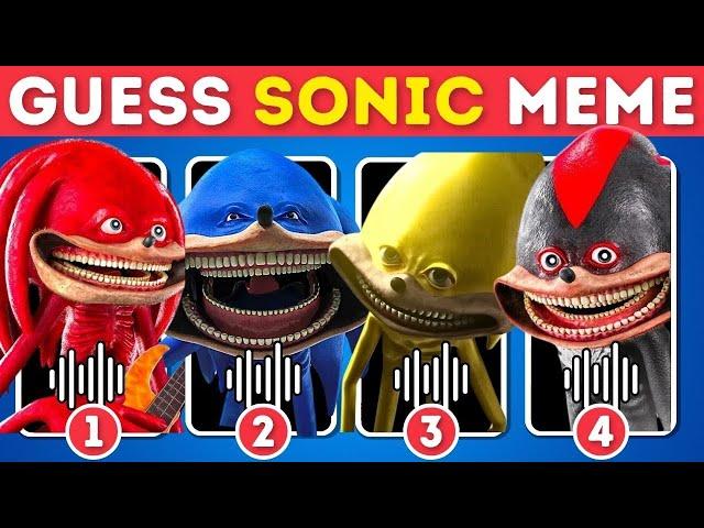 Guess Sonic Meme & Dance Challenge 2 | Sonic The Hedgehog 3 Movie Quiz Sonic, Shin Sonic, Sonic.Exe