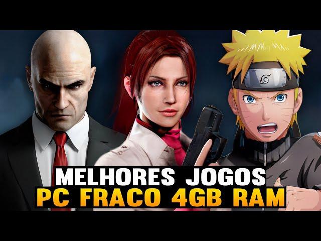 Os 20 Melhores Jogos Para PC FRACO 4GB RAM  (Jogos leves Com Gráficos Realistas)