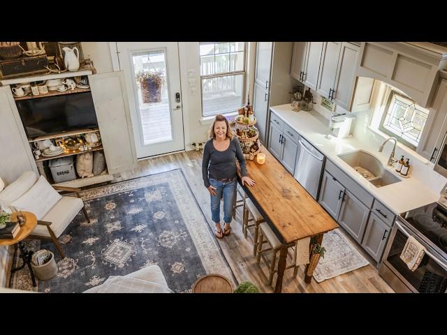 Her Stunning Tiny Home w/ Main Floor Bedroom & Standing Loft