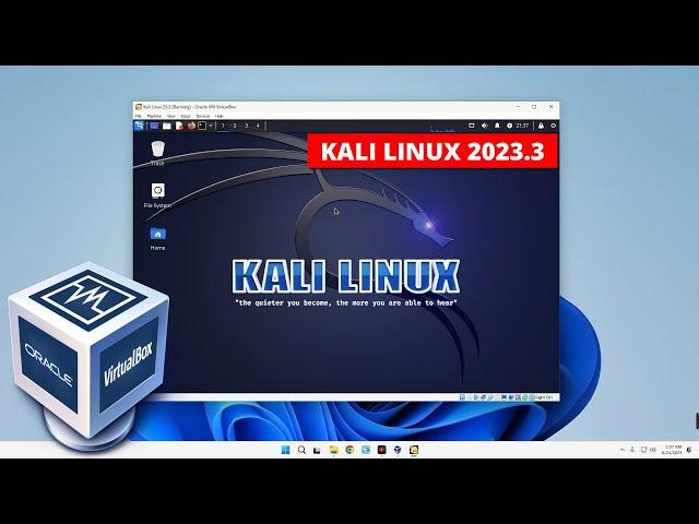 How to Install Kali Linux in VirtualBox (2023.3 Edition)