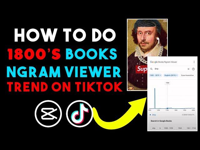 How to do 1800's Books Ngram Viewer TikTok Trend Tutorial