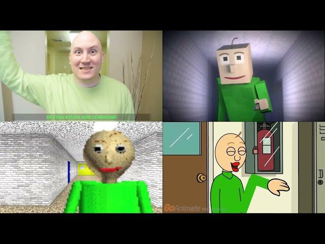 Baldi's Basics: The Musical: Original vs. Minecraft vs. Roblox vs. Go!Animate