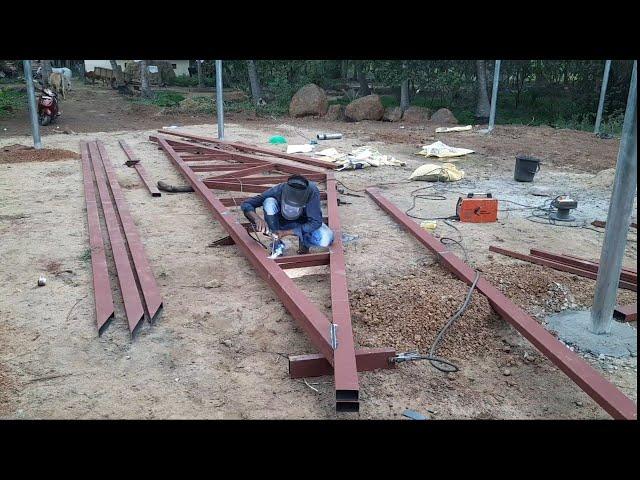 Farm side shed work | coconut farm purpose | Galaxy Fabrication