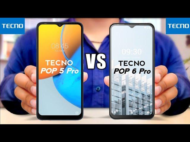 Tecno Pop 5 Pro vs Tecno Pop 6 Pro || Tecno Pop 6 Pro vs Tecno Pop 5 Pro