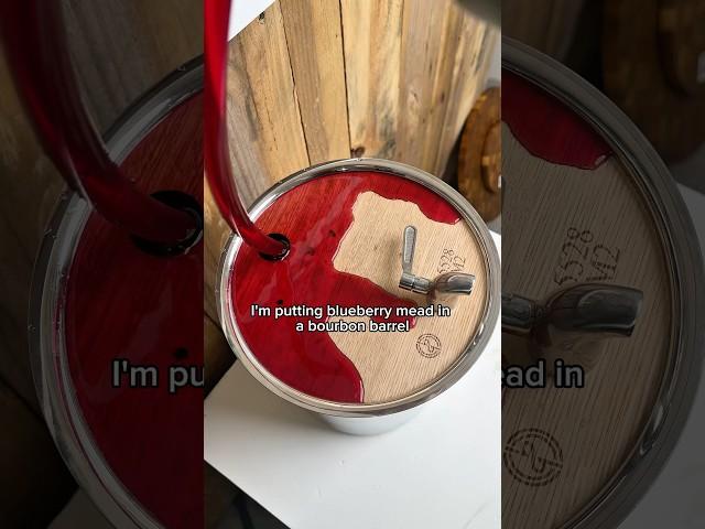 PUTTING BLUEBERRY MEAD IN A BOURBON BARREL