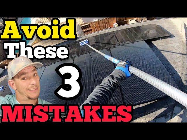 3 mistakes i made starting my solar panel cleaning business