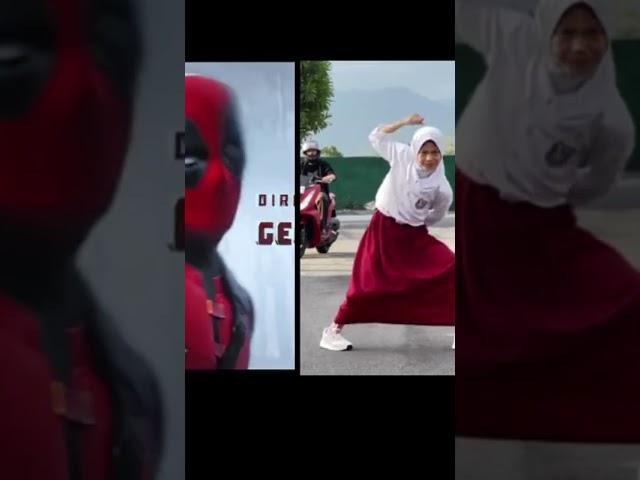 bocil SD challenge dance intro deadpool