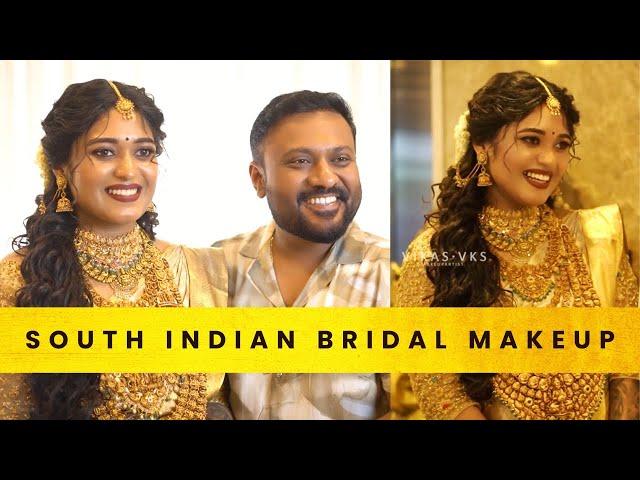 വീണ്ടും അട്ടപ്പാടിയിൽ നിന്ന് ഒരു സുന്ദരി Bride | South India Bridal Makeup | Vikas Vks Makeup Artist