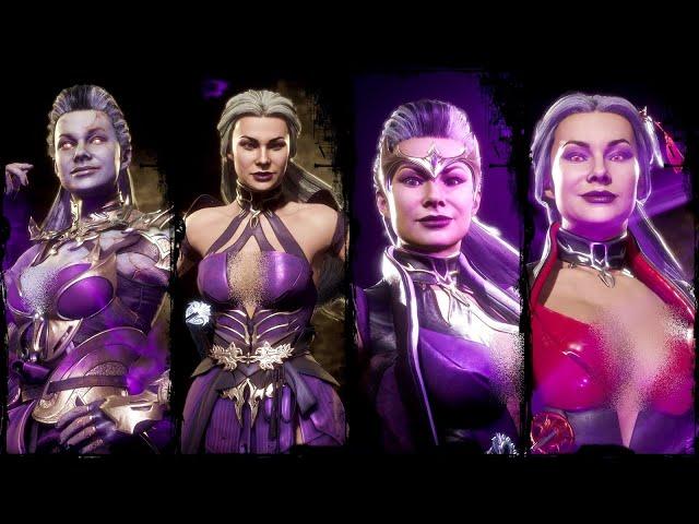 Sindel - Intros & Victories - All Main Color Skins - Mortal Kombat 11