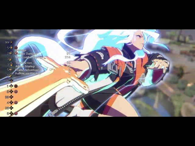 UNIKA super dust combo (227 damage midscreen 50 meter) | guilty gear strive