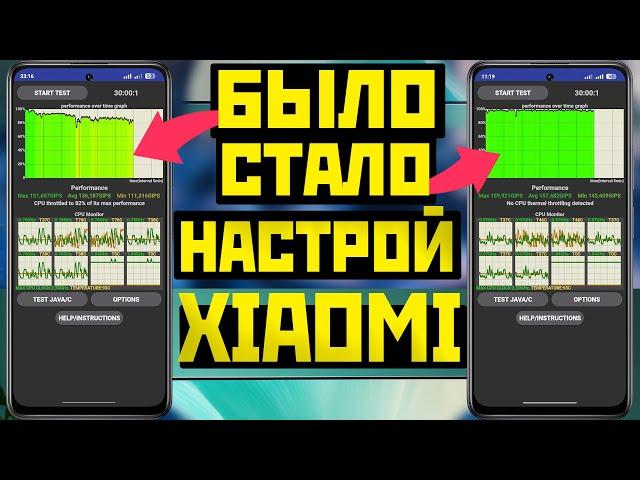 Улучши производительность XIAOMI убери троттлинг повысь FPS