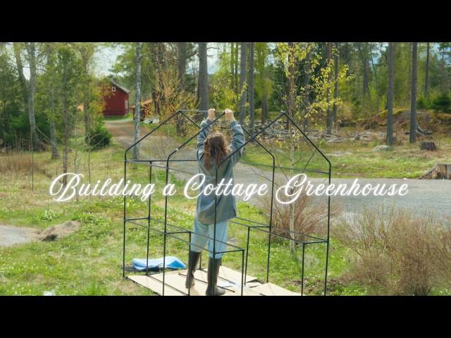 Building a Greenhouse - A Cottage Diary | Slow Living, Silent Vlog | Chapter 26