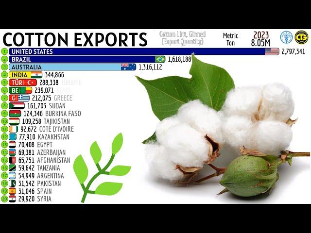 THE LARGEST COTTON EXPORTERS IN THE WORLD