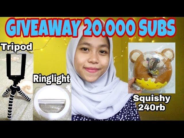 GIVEAWAY 20.000 SUBSCRIBERS by Khairunnisa Adlina [CLOSED]