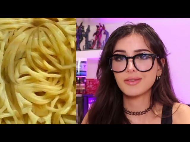 Spaghetti Making Anime Girl Face