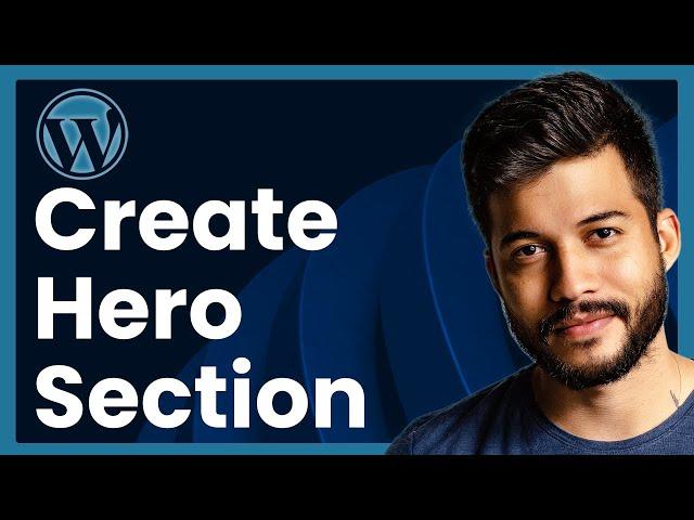 How to Create Hero Section in WordPress Using Elementor (Step by Step)