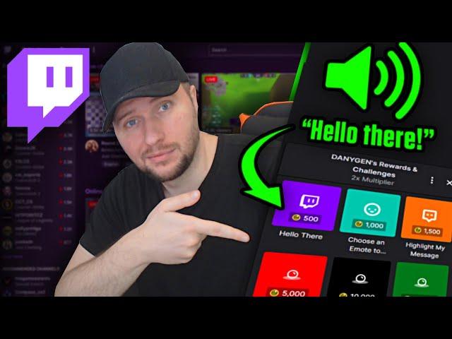 How to Setup SOUND ALERTS with Twitch CHANNEL POINTS